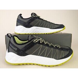 Timberland Shoes Mens 12 Solar Wave Hiking Sneakers Dark Green Mesh Low Top NEW